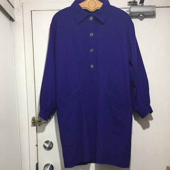 HARTNELL LONDON WOOL LONG SLEEVE DRESSES SIZE 16 - Picture 5 of 10